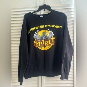 SPIRIT ‘So fun it’s Scary’ Classic Black sweatshirt